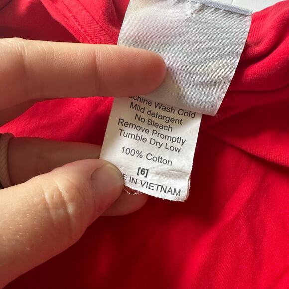 Banana Split Pajama Top - Red Size 6 - Christmas - Picture 4 of 4